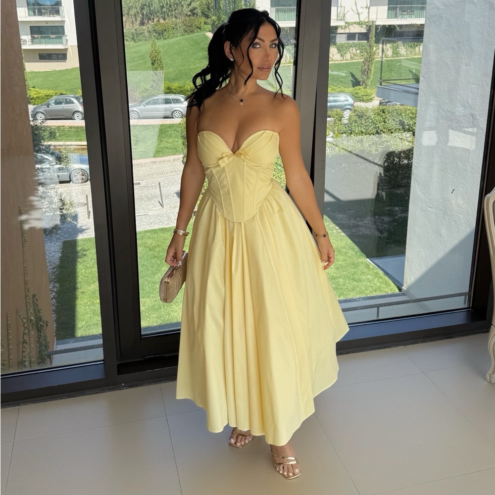Yellow Wedding Guest Dress